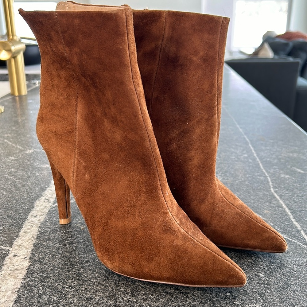 Steve Madden Halena Chestnut Stiletto Bootie